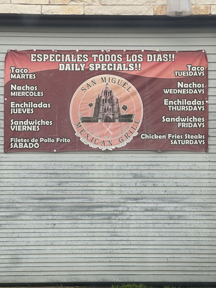 San Miguel Mexican Grill restaurant